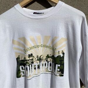 Vintage Southpole Authentic Collection Shirt Mens XL Y2K White Hip-hop